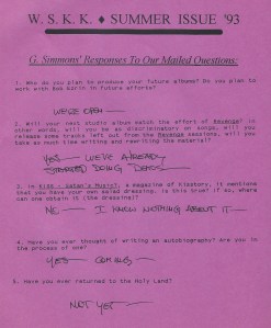 Cyrus Aman Gene Simmons Response