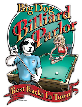 One of Steve's Big Dog T-shirt designs.