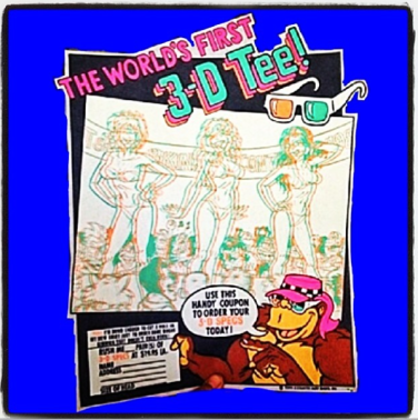 The world's first 3-D tee.